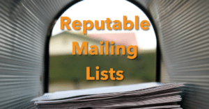 Reputable Mailing Lists in a mail box