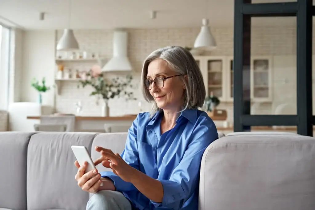 Senior woman in her 60's
